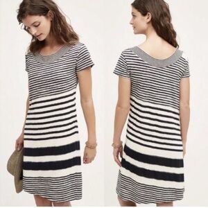 Anthropologie Maeve striped sweater dress